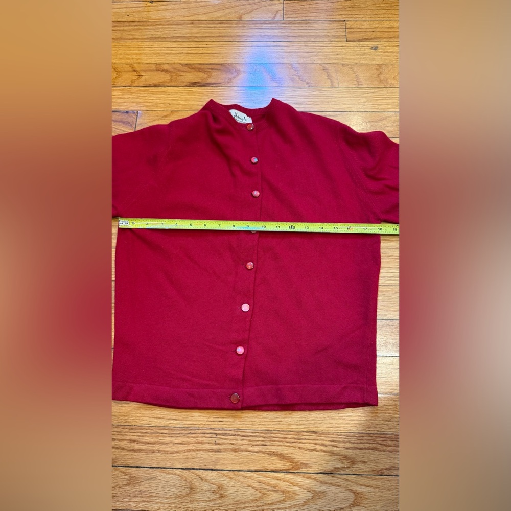 Vintage Pringle Short Sleeve Cardigan Cashmere Women’s Size S/M - Picture 6 of 6